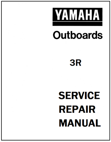 Yamaha 3R Outboards Service Repair Manual PDF Download - Manual labs