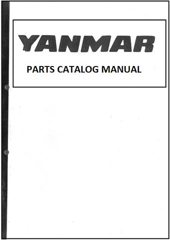 Yanmar B6-3P(R) B6-3C(R) Crawler Backhoe Parts Catalog Manual Download PDF - Manual labs