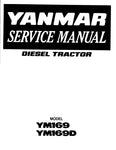 YANMAR YM169, YM169D DIESEL TRACTOR WORKSHOP SERVICE REPAIR MANUAL - Manual labs