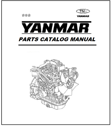 Yanmar 4TN84TL-RBS (B50W) Engine Parts Catalogue Manual Download PDF - Manual labs