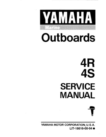 Yamaha 4R , 4S Outboards Service Repair Manual Pdf Download - Manual labs