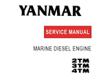 Yanmar 2TM, 3TM, 4TM Marine Diesel Engines Service Repair Manual Download PDF - Manual labs