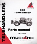 Mustang 638 Parts Manual 913208B Download PDF - Manual labs