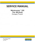 New Holland Workmaster™ 25S Tractor Engine Service Repair Manual 0BTN4-EN0031 - Manual labs